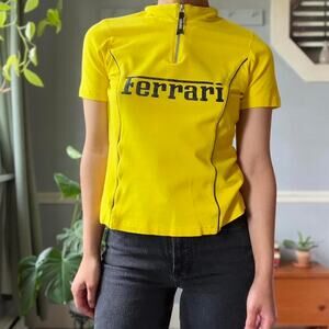 Ferrari vintage licensed yellow t shirt